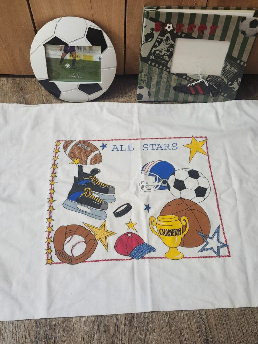 Soccer photo frame/photo album /all-star pillowcase